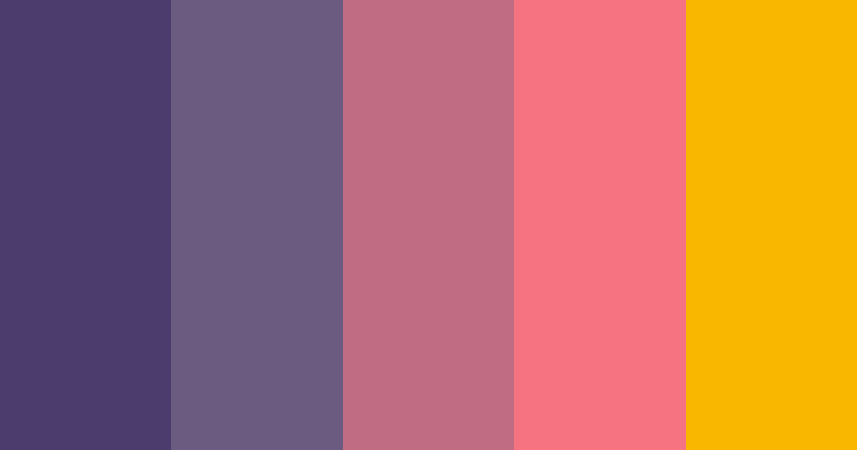 Download cosmic blossom color palette PNG image (landscape)
