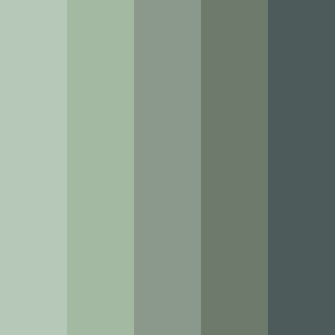 Download pebble beach color palette PNG image (square)