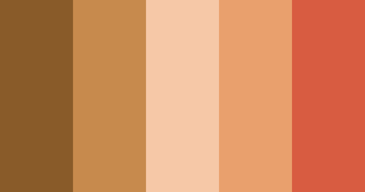 Download cooper color palette PNG image (landscape)