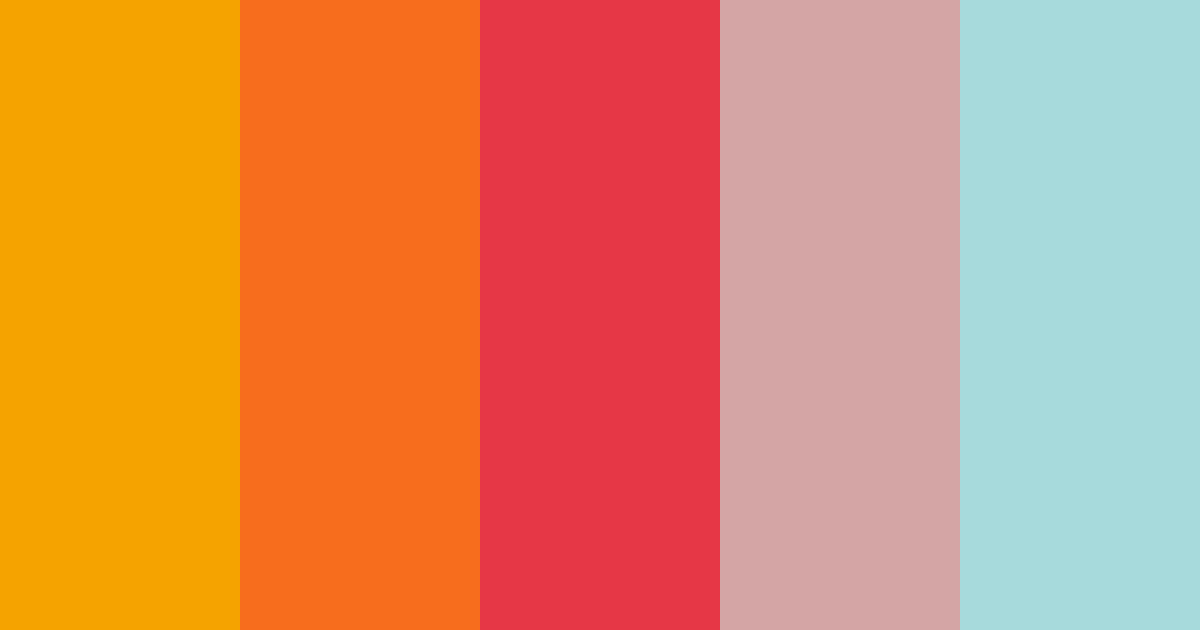 Download retro color palette PNG image (landscape)