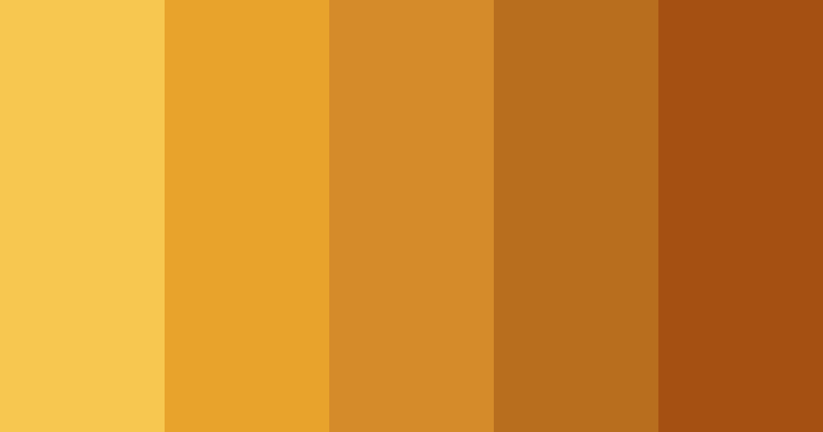 Golden Honey Color Palette