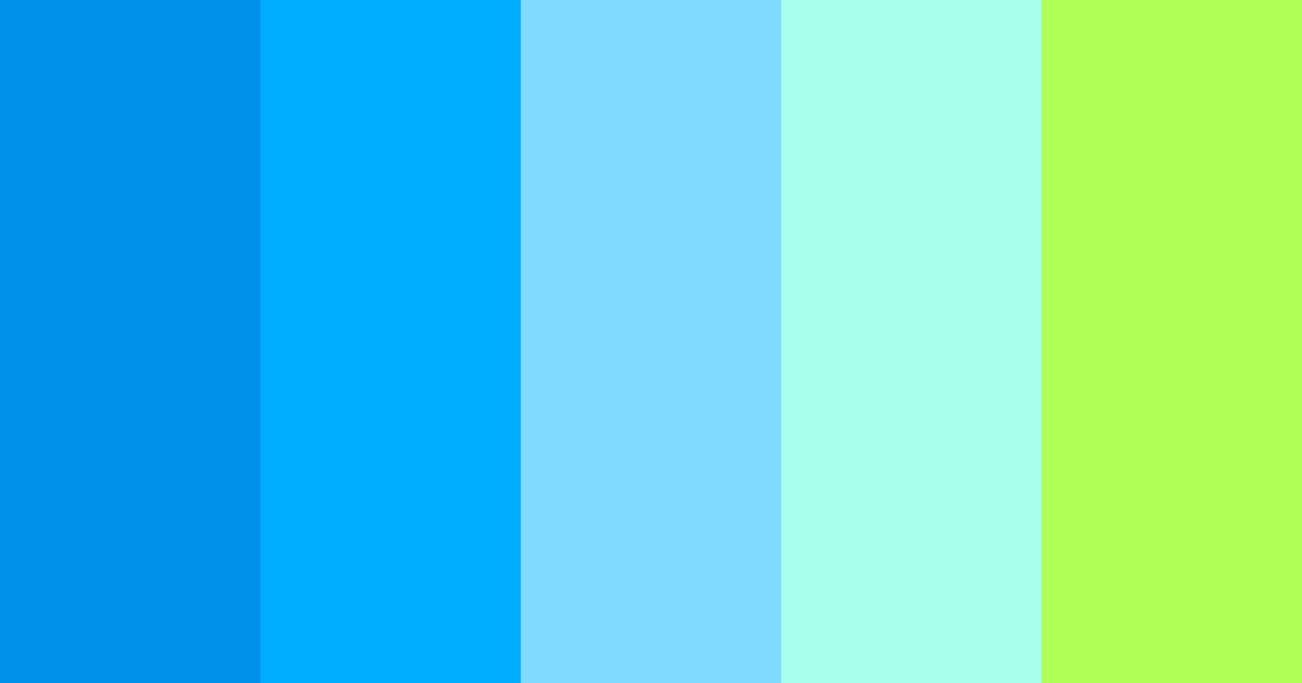 Download malibu color palette PNG image (landscape)