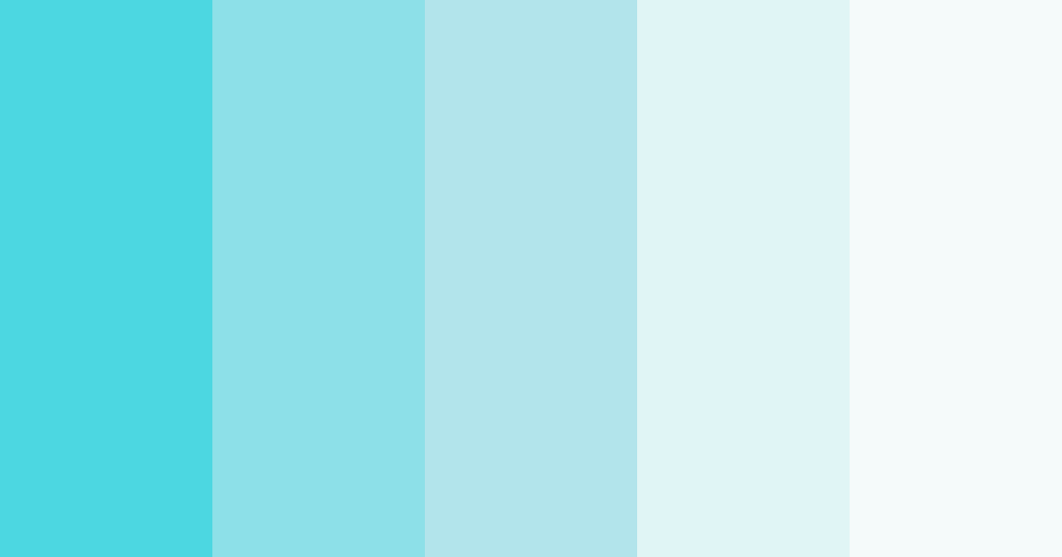 Download pastel turquesa color palette PNG image (landscape)