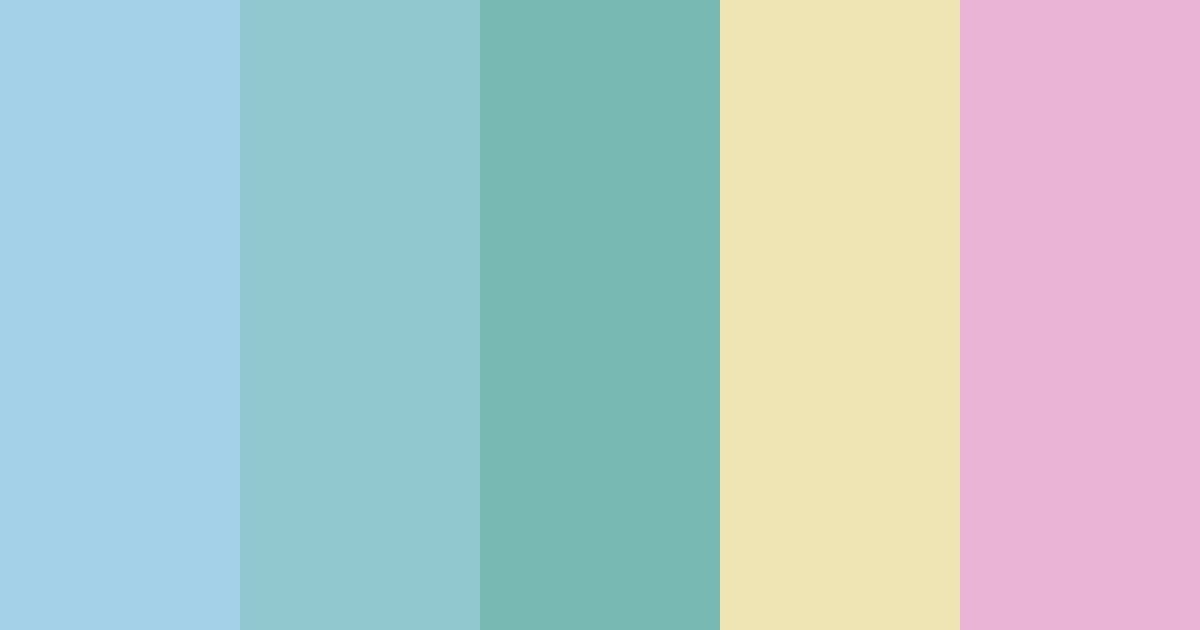 Download spring rain color palette PNG image (landscape)