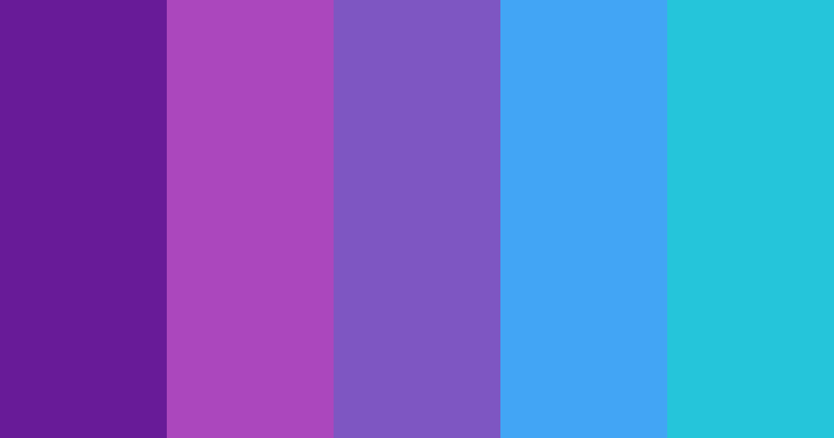 Download cosmic dream color palette PNG image (landscape)