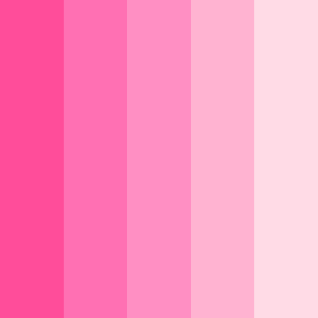 Download hot pink dreams color palette PNG image (square)