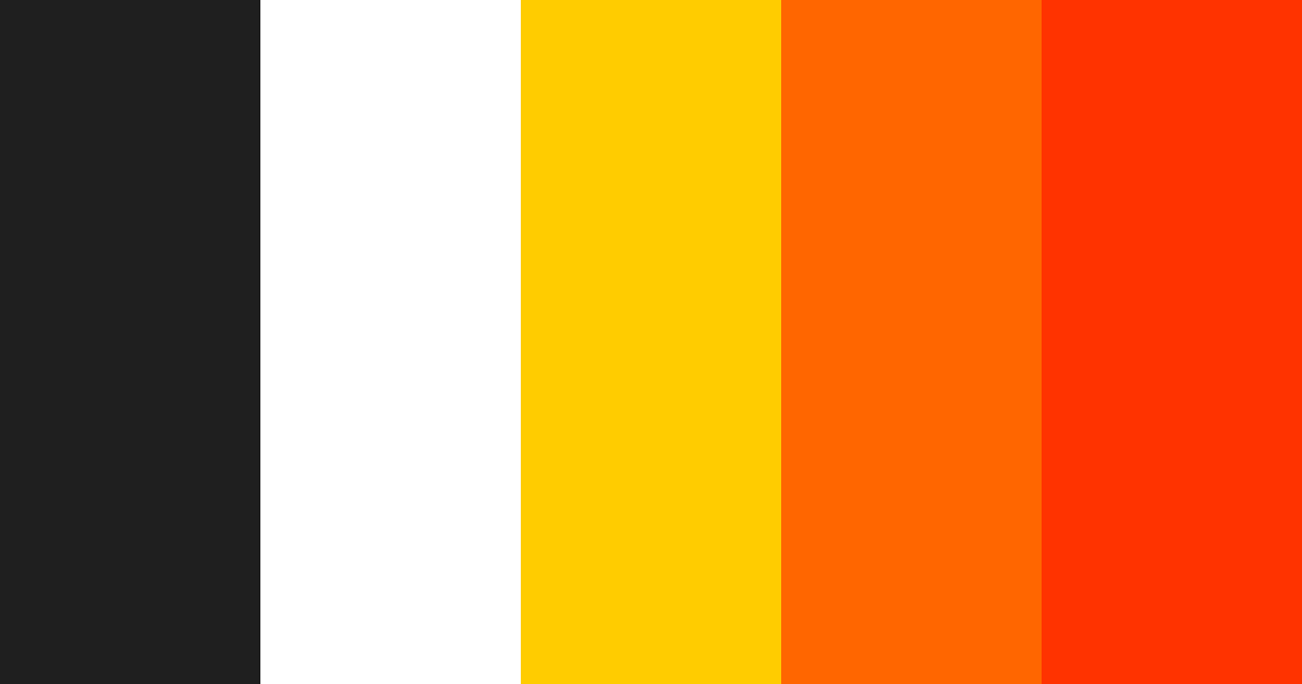 Download flame cat color palette PNG image (landscape)