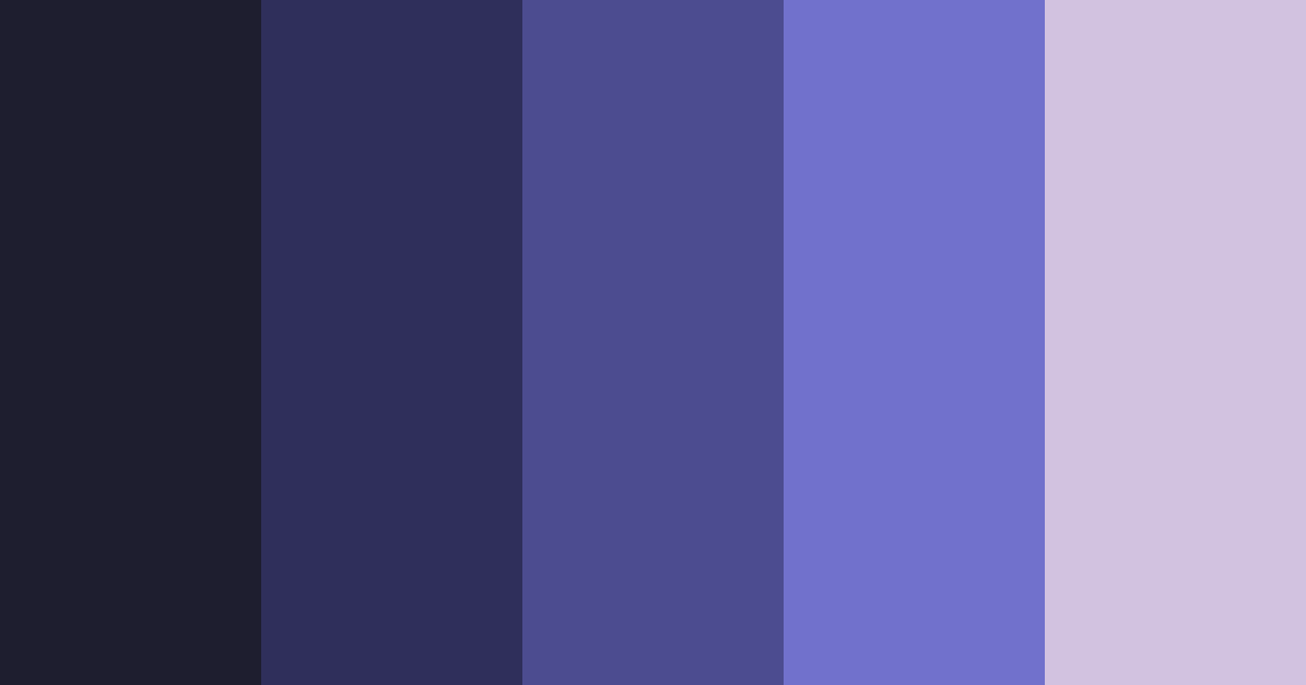 Download elegant night color palette PNG image (landscape)