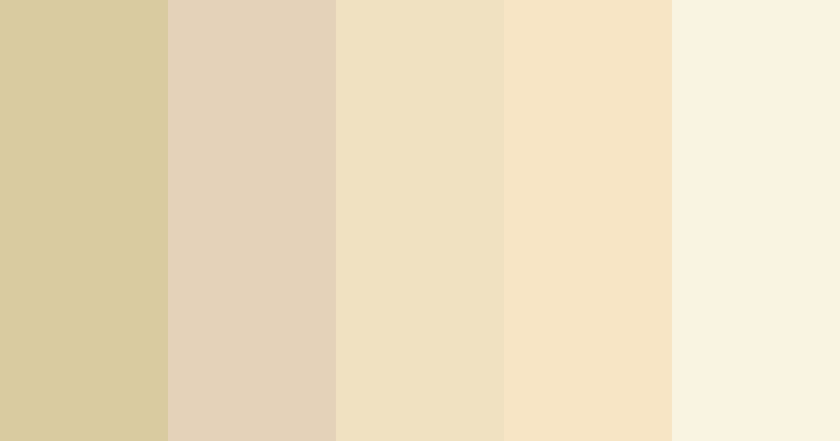 Download beige bliss color palette PNG image (landscape)