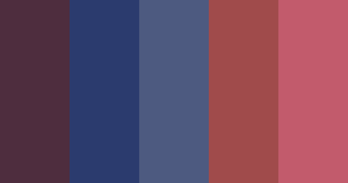 Download burgundy navy color palette PNG image (landscape)