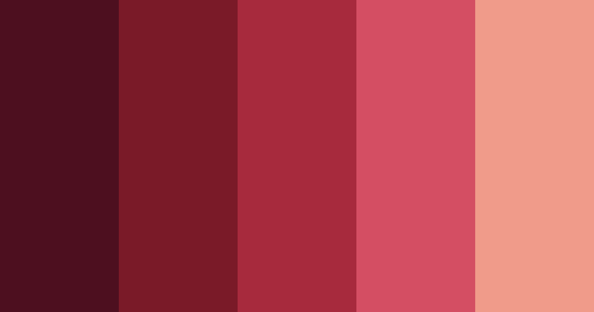 Download retro romance color palette PNG image (landscape)
