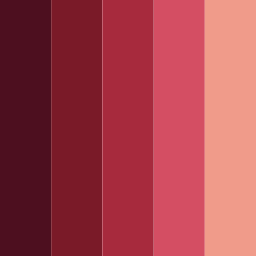 Retro Romance in Bordeaux Color Palettes