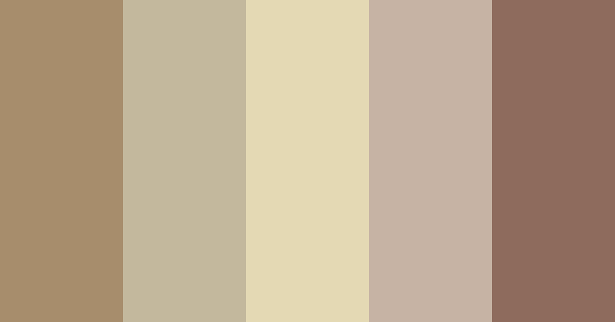 Download natural deer color palette PNG image (landscape)