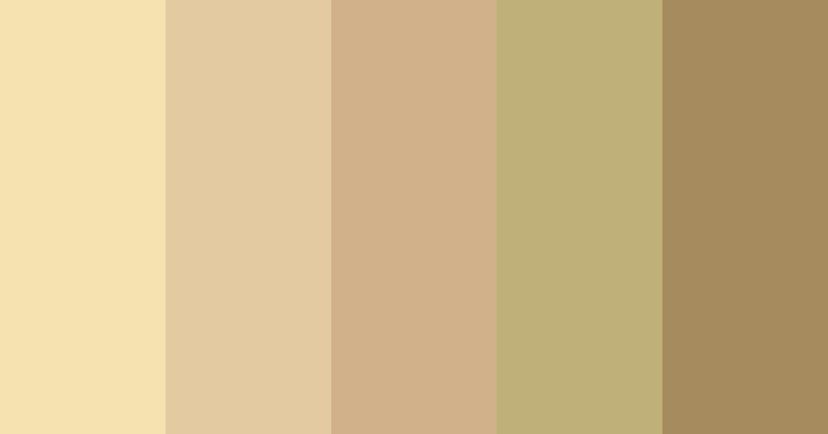 Download colonial serenity color palette PNG image (landscape)