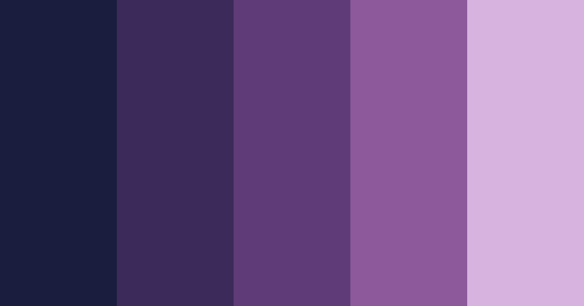 Download midnight dreams color palette PNG image (landscape)