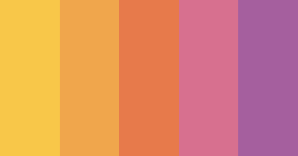 Download dandy flower color palette PNG image (landscape)