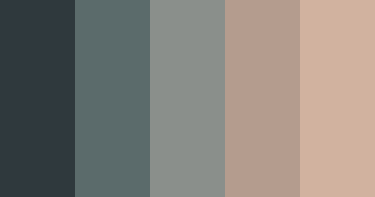Download dark academia color palette PNG image (landscape)