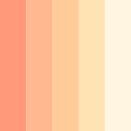 Peachy in サンセット Color Palettes