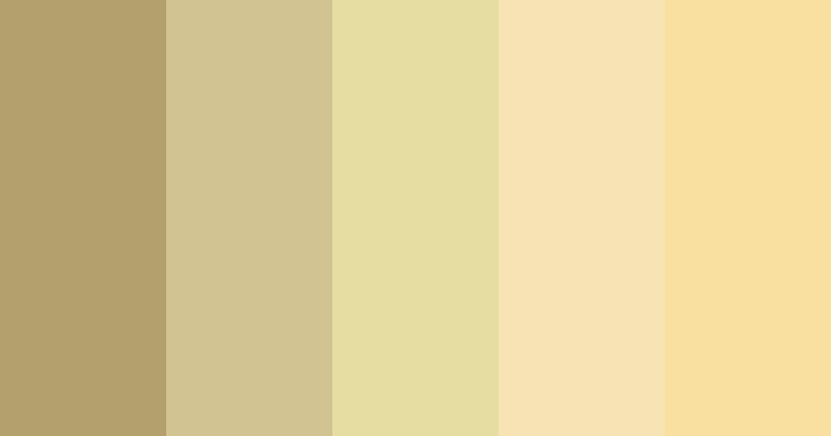 Download golden goat color palette PNG image (landscape)