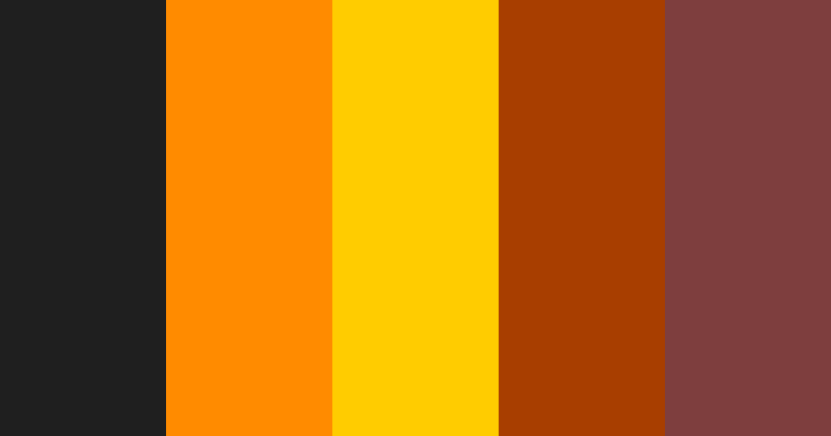 Download halloween kitty color palette PNG image (landscape)