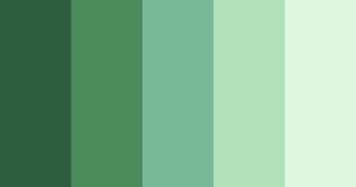 Download forest color palette PNG image (landscape)