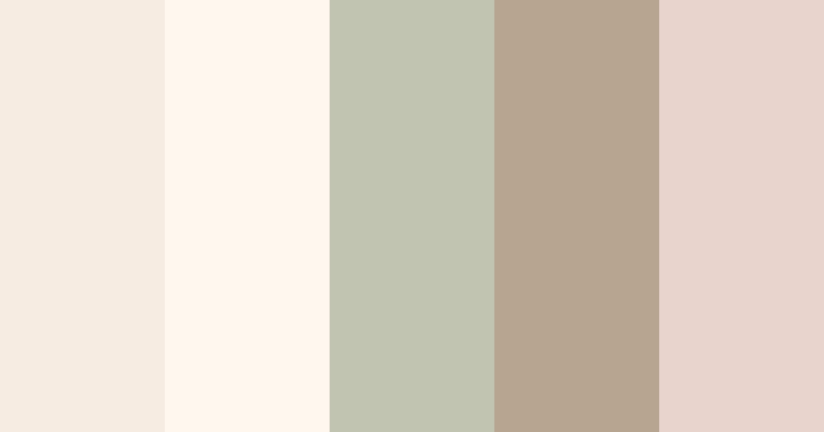 Download warm elegance color palette PNG image (landscape)