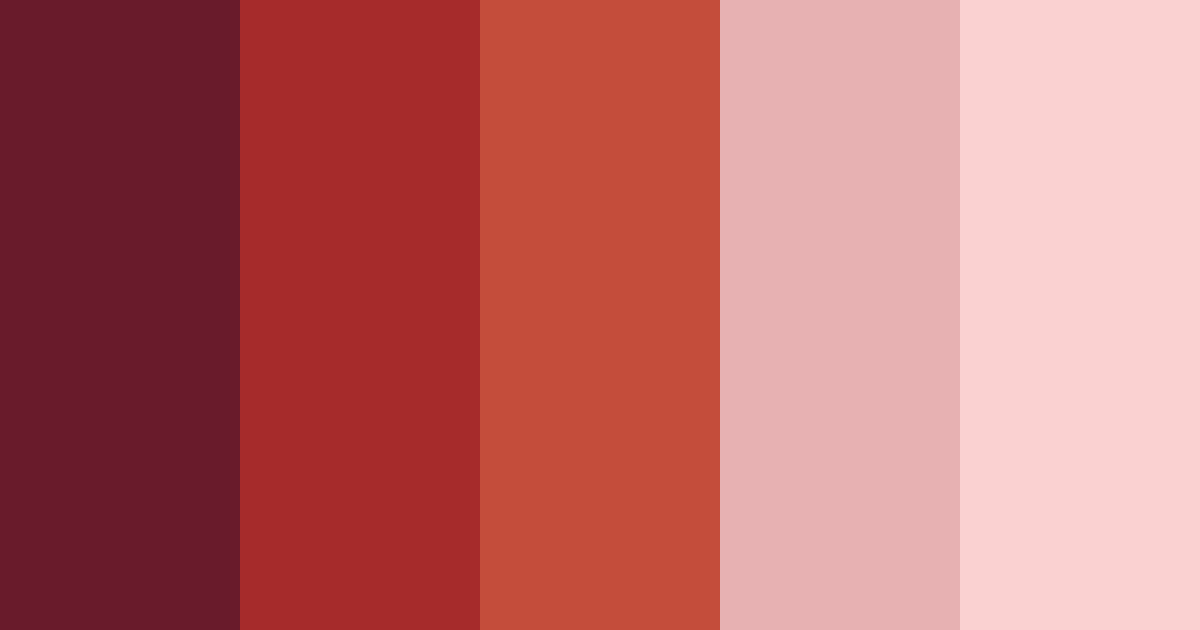 Download vin rouge color palette PNG image (landscape)