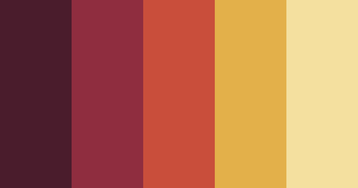 Download house of horrors color palette PNG image (landscape)