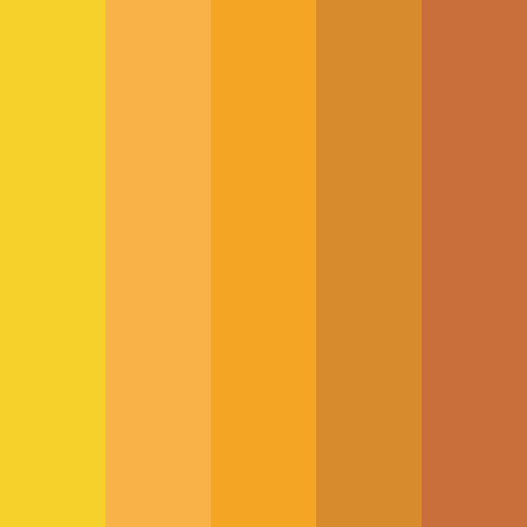 Download pineapple kitty color palette PNG image (square)