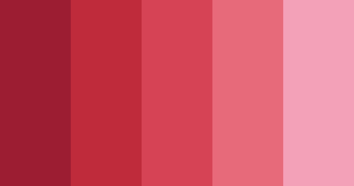 Download cherry wine color palette PNG image (landscape)