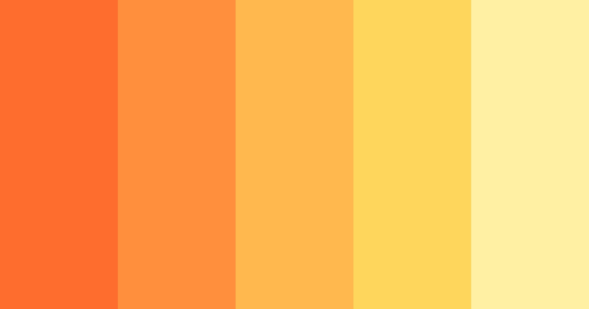 Download flametail color palette PNG image (landscape)