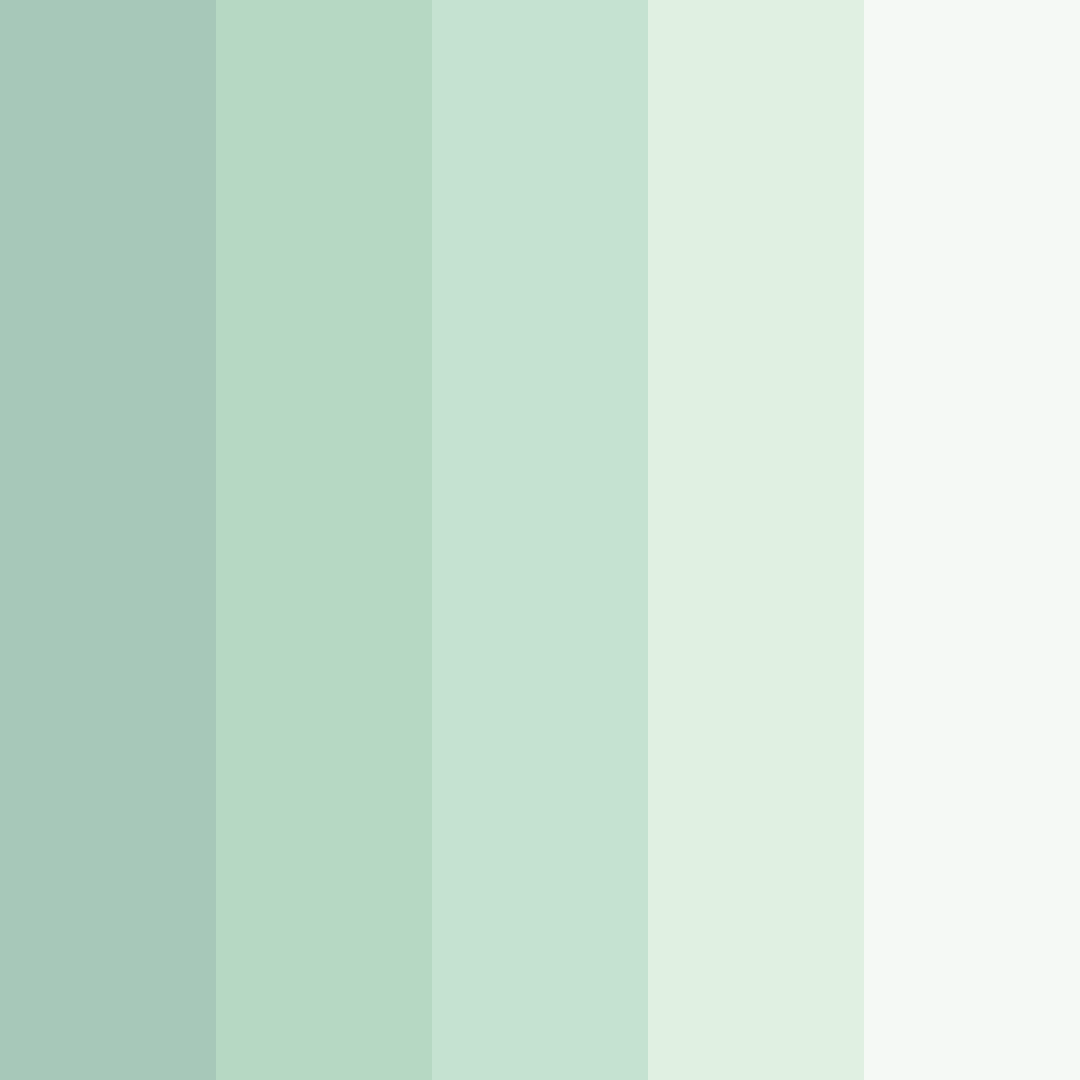 Download sage serenity color palette PNG image (square)