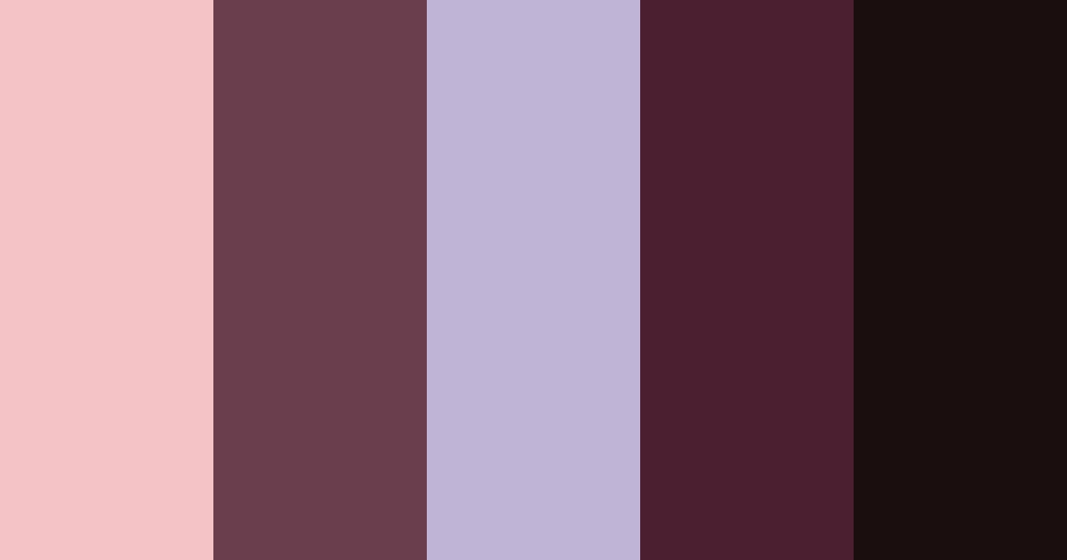 Download vampire elegance color palette PNG image (landscape)
