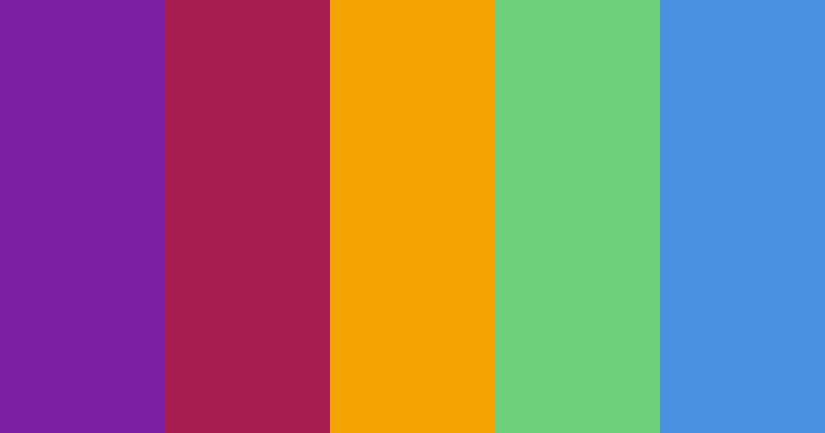 Download iris goddess of the rainbow color palette PNG image (landscape)