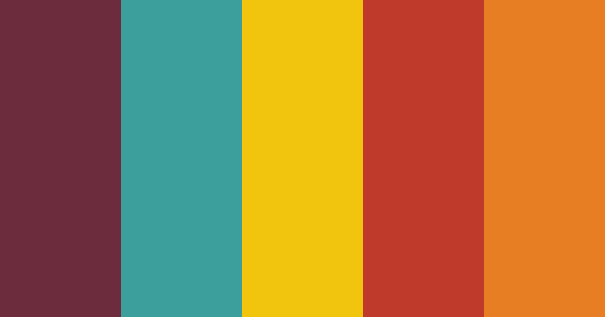 Download wine and seafoam color palette PNG image (landscape)