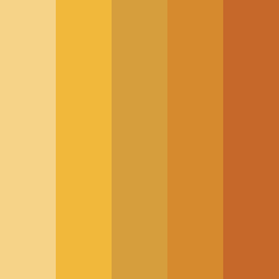 Download sunlit glow color palette PNG image (square)