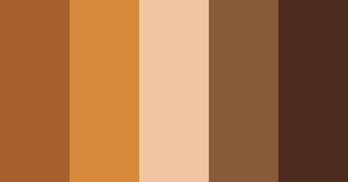 Download autumn glow color palette PNG image (landscape)
