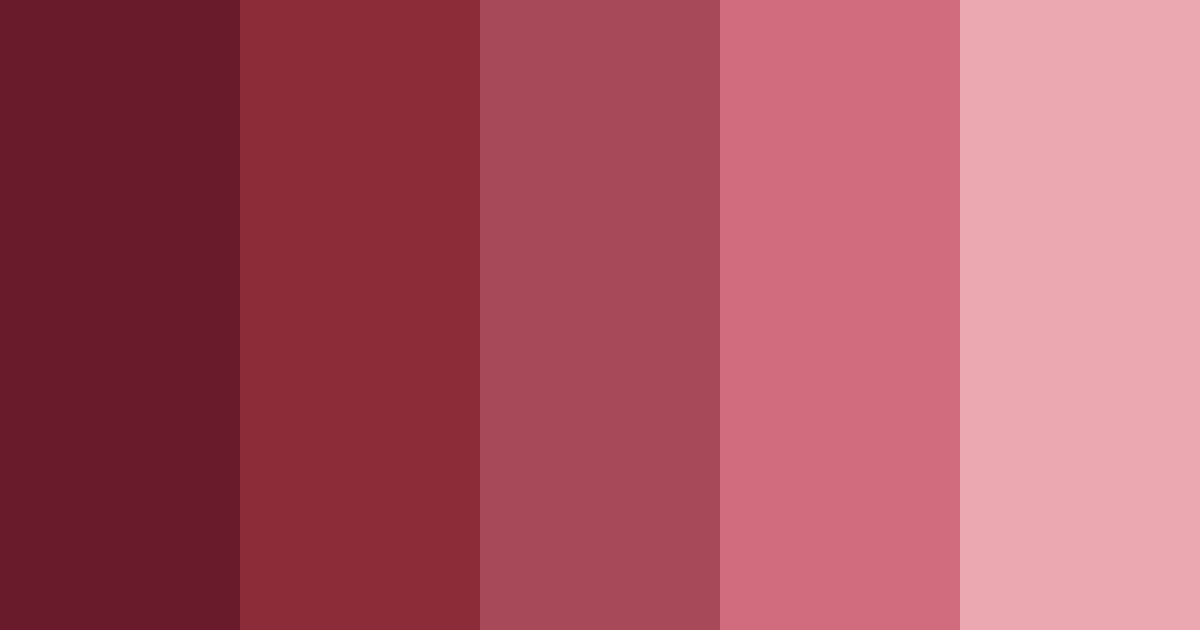 Download dark burgundy bliss color palette PNG image (landscape)