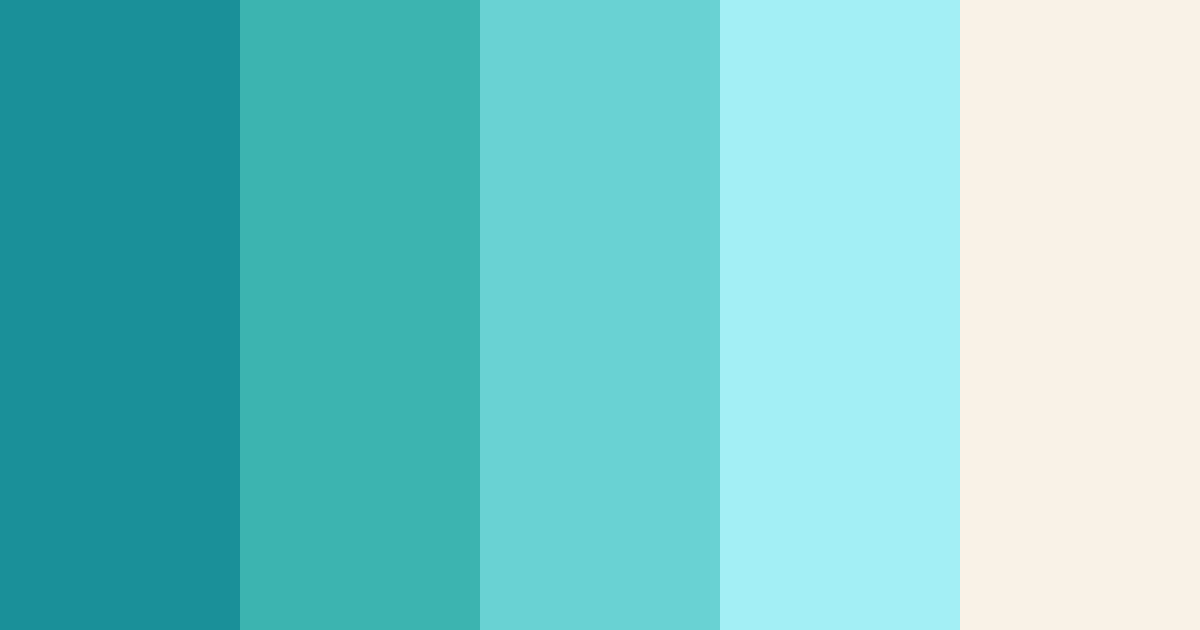 Download mermaid color palette PNG image (landscape)
