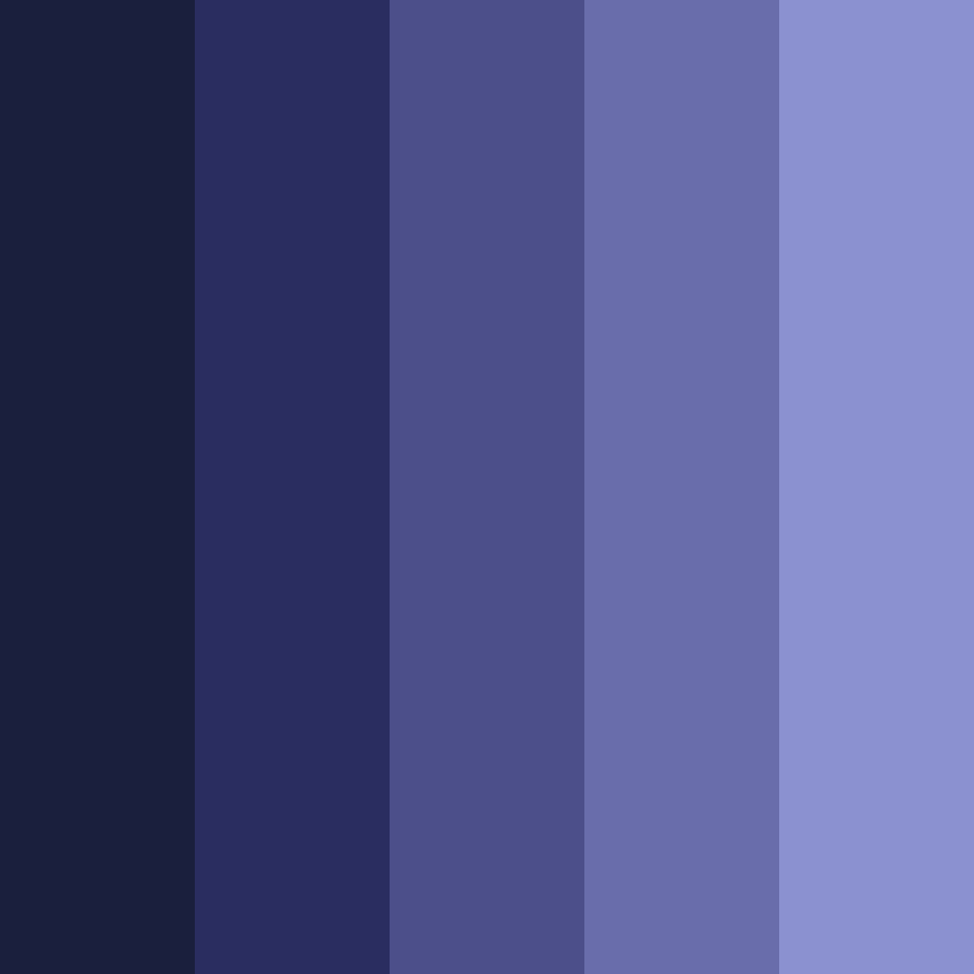 Download midnight dream color palette PNG image (square)