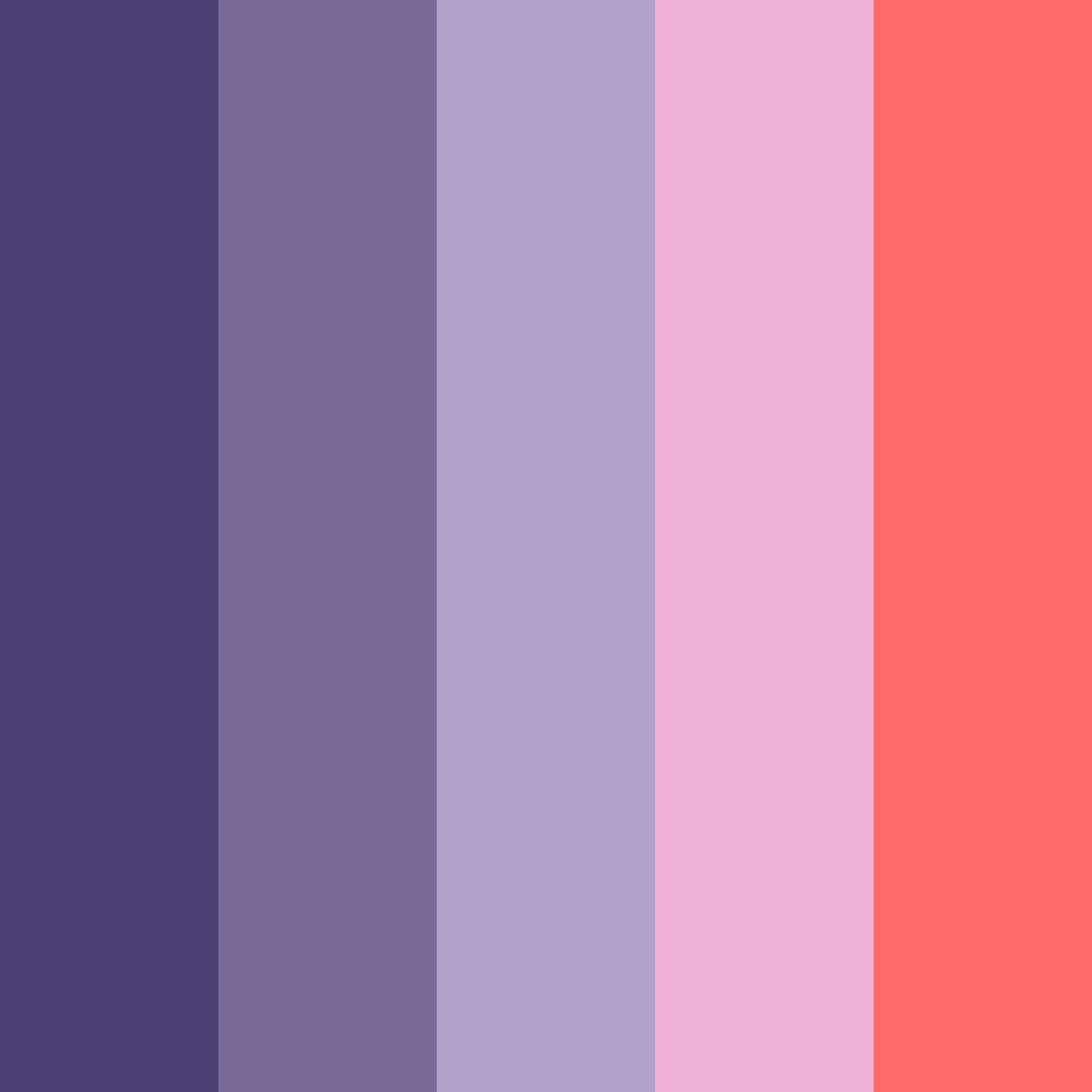 Download cosmic color palette PNG image (square)