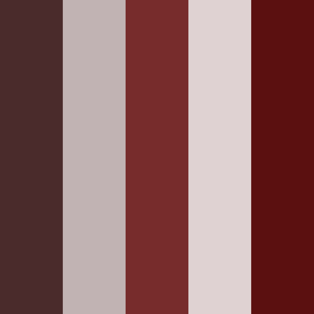 Download maroon elegance color palette PNG image (square)