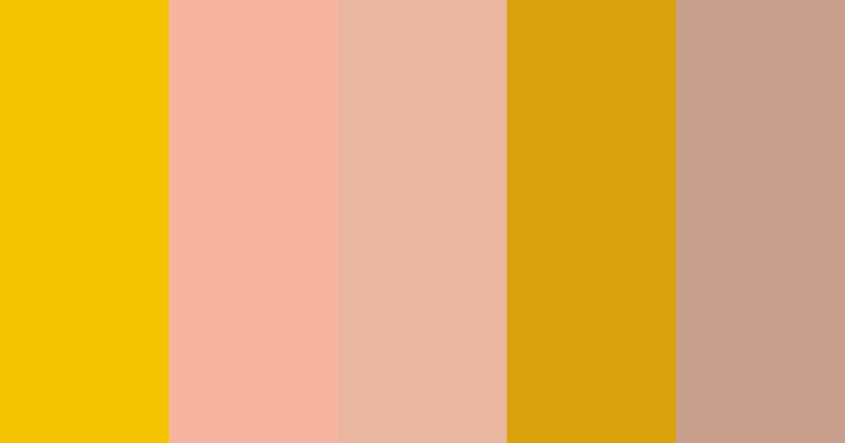 Download bakery color palette PNG image (landscape)