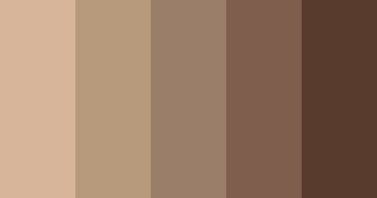 Download mule fawn color palette PNG image (landscape)