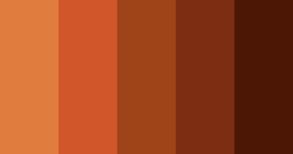 Download  рыжие color palette PNG image (landscape)