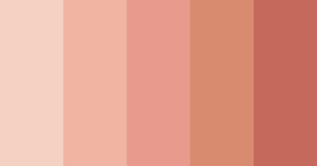 Download flesh tone delight color palette PNG image (landscape)