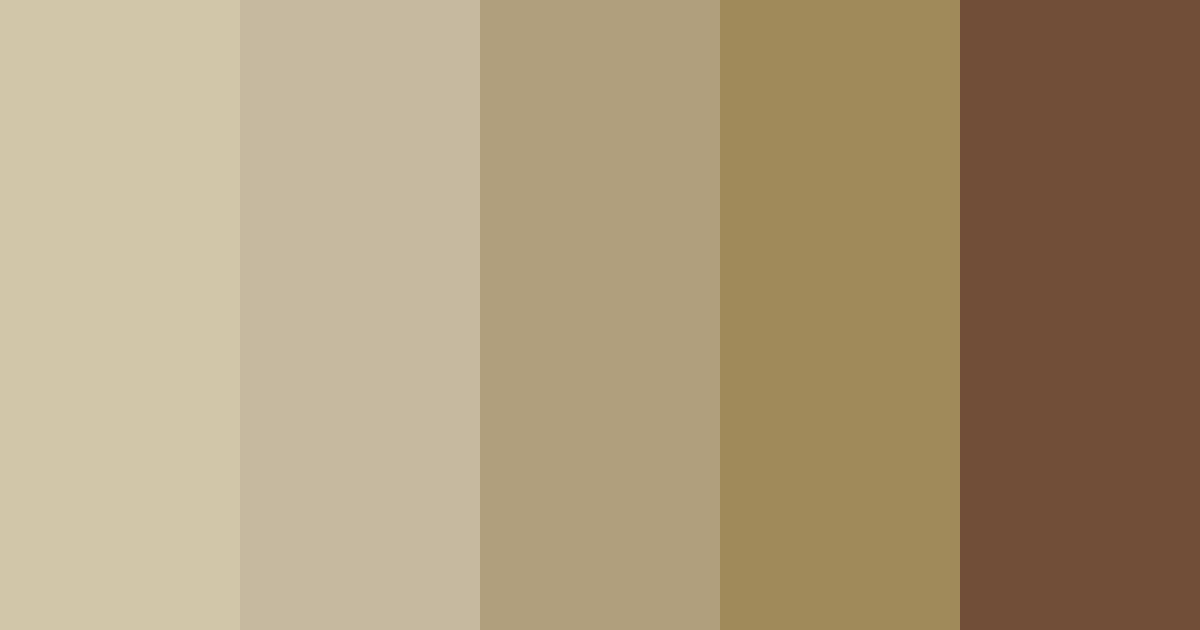 Download earthy tones color palette PNG image (landscape)