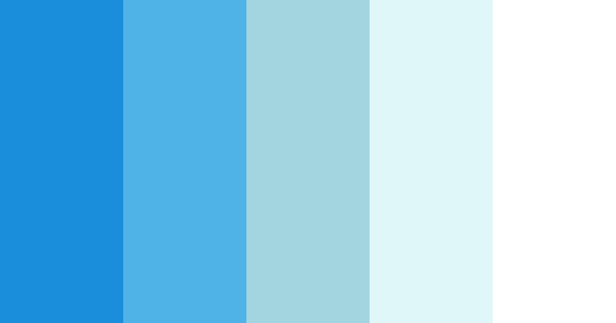 Freezing Water Color Palette
