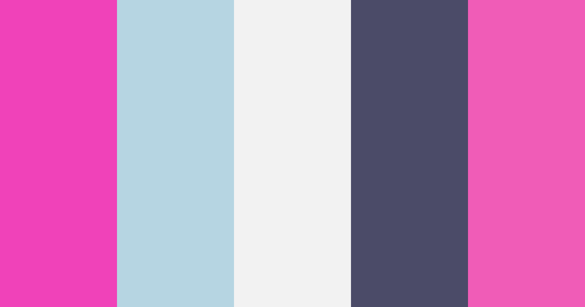 Download bright blossoms color palette PNG image (landscape)