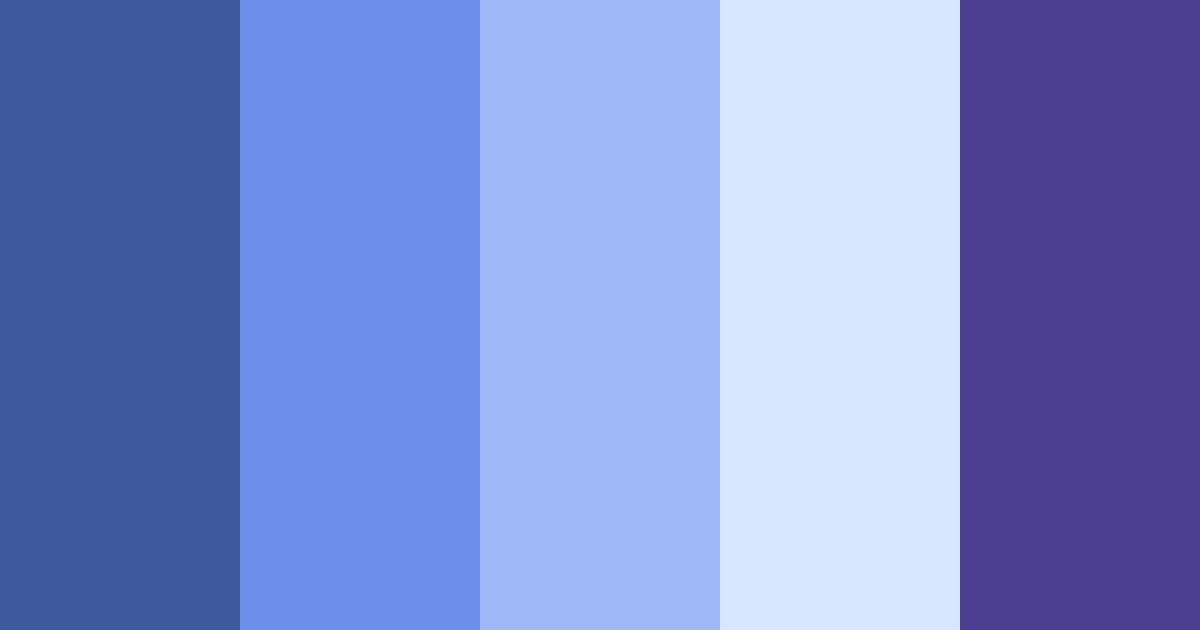 Download blue royalty color palette PNG image (landscape)
